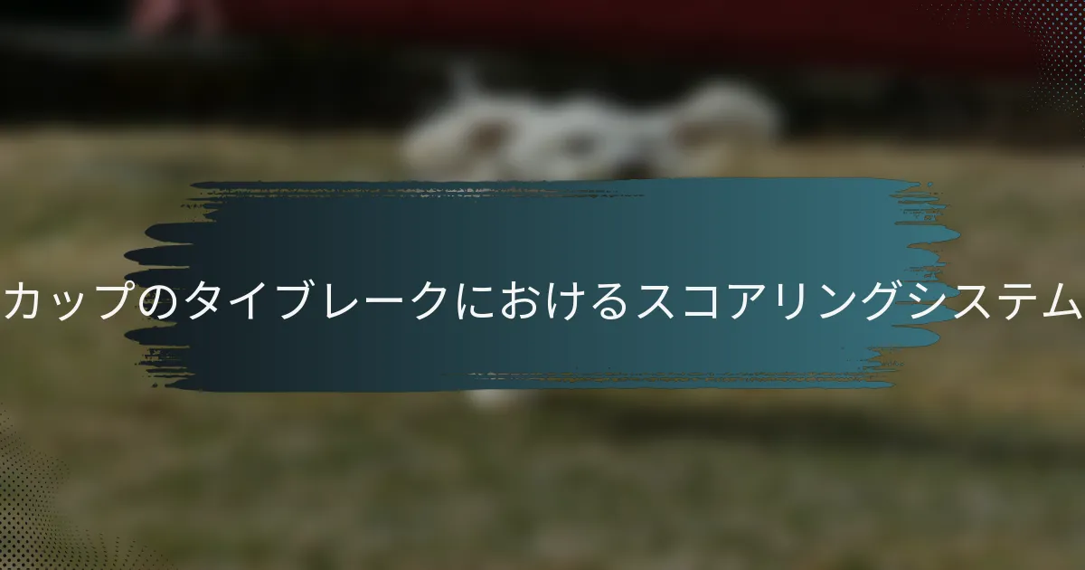 デビスカップのタイブレークにおけるスコアリングシステムとは？
